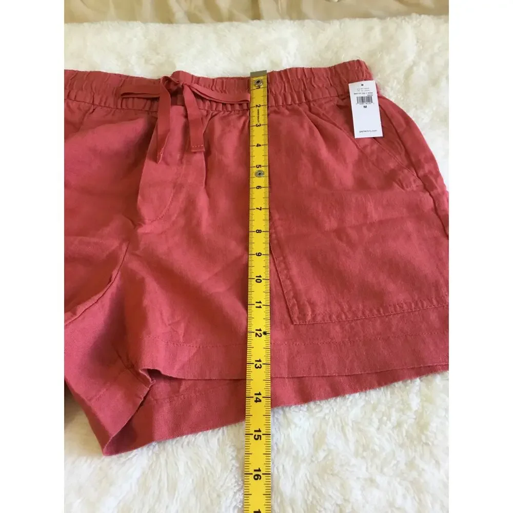 GAP Factory Orange Desert Flower Pull-On Utility Shorts - Picture 12 of 16